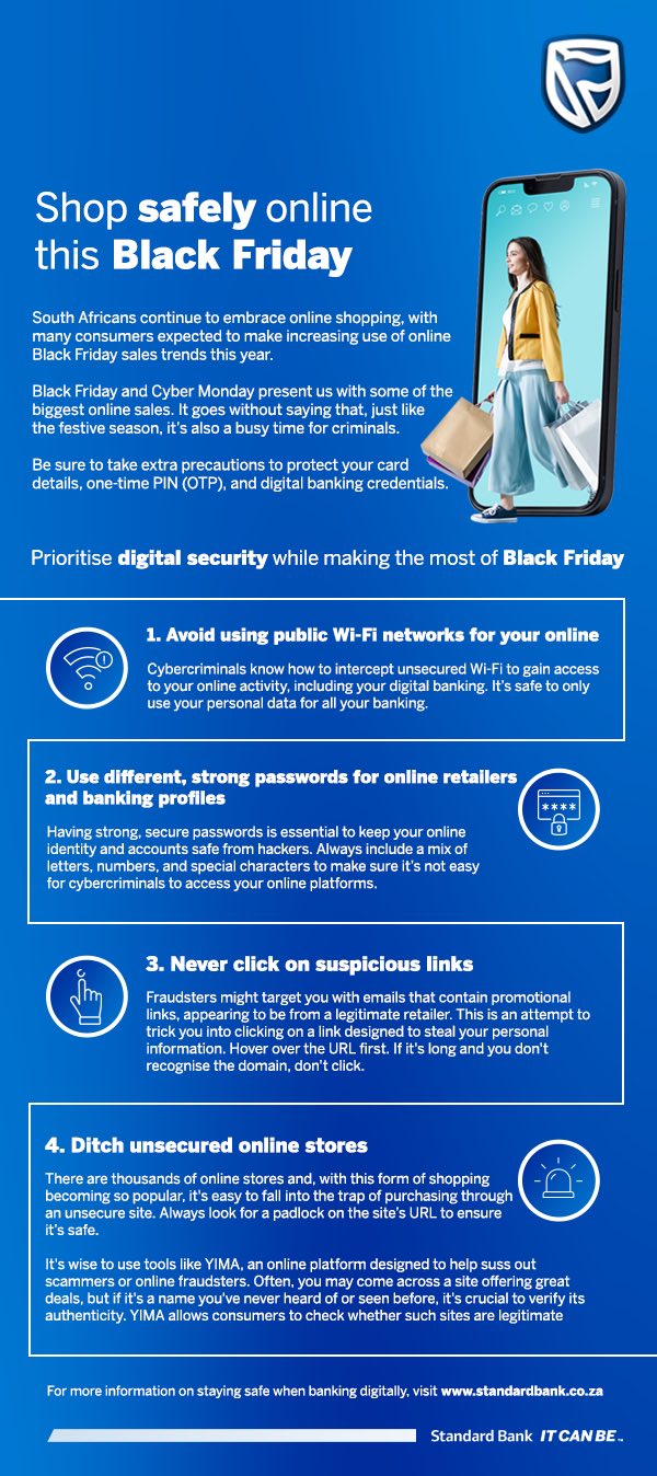 Shop safely online this Black Friday.